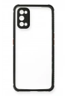 BFS Realme 7 Pro Kılıf Miami Şeffaf Silikon - Siyah