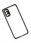 BFS Realme 7 Pro Kılıf Miami Şeffaf Silikon - Siyah