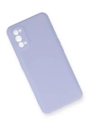 BFS  Realme 7 Pro Kılıf Nano içi Kadife Silikon - Lila