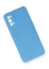 BFS  Realme 7 Pro Kılıf Nano içi Kadife Silikon - Mavi