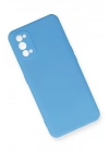 BFS Realme 7 Pro Kılıf Nano içi Kadife Silikon - Mavi