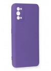 BFS  Realme 7 Pro Kılıf Nano içi Kadife Silikon - Mor