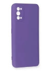 BFS  Realme 7 Pro Kılıf Nano içi Kadife Silikon - Mor
