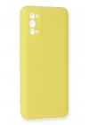 BFS  Realme 7 Pro Kılıf Nano içi Kadife Silikon - Sarı