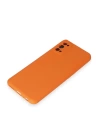 BFS  Realme 7 Pro Kılıf Nano içi Kadife Silikon - Turuncu