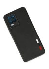BFS  Realme 8 Kılıf Loop Deri Silikon - Siyah