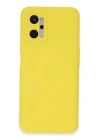 BFS  Realme 9i 4G Kılıf Nano içi Kadife Silikon - Sarı