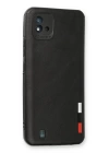 BFS  Realme C11 2021 Kılıf Loop Deri Silikon - Siyah