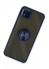 BFS Realme C11 2021 Kılıf Montreal Yüzüklü Silikon Kapak - Lacivert