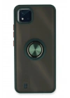 BFS Realme C11 2021 Kılıf Montreal Yüzüklü Silikon Kapak - Yeşil