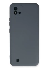 BFS  Realme C11 2021 Kılıf Nano içi Kadife Silikon - Gri