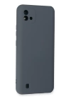 BFS  Realme C11 2021 Kılıf Nano içi Kadife Silikon - Gri