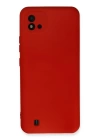 BFS  Realme C11 2021 Kılıf Nano içi Kadife Silikon - Kırmızı