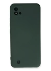 BFS  Realme C11 2021 Kılıf Nano içi Kadife Silikon - Koyu Yeşil