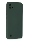 BFS  Realme C11 2021 Kılıf Nano içi Kadife Silikon - Koyu Yeşil