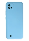 BFS  Realme C11 2021 Kılıf Nano içi Kadife Silikon - Mavi