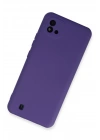 BFS  Realme C11 2021 Kılıf Nano içi Kadife Silikon - Mor
