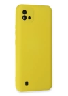 BFS  Realme C11 2021 Kılıf Nano içi Kadife Silikon - Sarı
