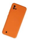 BFS  Realme C11 2021 Kılıf Nano içi Kadife Silikon - Turuncu