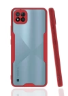 BFS  Realme C11 2021 Kılıf Platin Silikon - Kırmızı