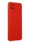 BFS  Realme C11 Kılıf Nano içi Kadife Silikon - Kırmızı