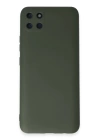 BFS  Realme C11 Kılıf Nano içi Kadife Silikon - Koyu Yeşil