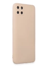 BFS  Realme C11 Kılıf Nano içi Kadife Silikon - Pudra