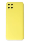 BFS  Realme C11 Kılıf Nano içi Kadife Silikon - Sarı