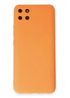 BFS  Realme C11 Kılıf Nano içi Kadife Silikon - Turuncu