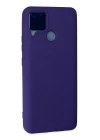 BFS  Realme C15 Kılıf Nano içi Kadife Silikon - Mor