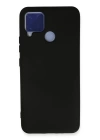 BFS  Realme C15 Kılıf Nano içi Kadife Silikon - Siyah