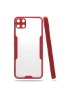 BFS  Realme C15 Kılıf Platin Silikon - Kırmızı