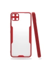 BFS  Realme C15 Kılıf Platin Silikon - Kırmızı