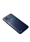 BFS  Realme C21 Kılıf Auto Focus Karbon Kapak - Lacivert