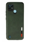 BFS  Realme C21 Kılıf Loop Deri Silikon - Yeşil