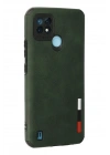 BFS  Realme C21 Kılıf Loop Deri Silikon - Yeşil