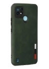 BFS  Realme C21 Kılıf Loop Deri Silikon - Yeşil