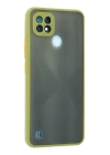 BFS  Realme C21 Kılıf Montreal Silikon Kapak - Açık Yeşil