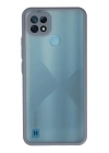 BFS  Realme C21 Kılıf Montreal Silikon Kapak - Gri