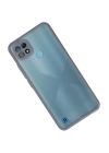 BFS  Realme C21 Kılıf Montreal Silikon Kapak - Gri