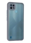 BFS  Realme C21 Kılıf Montreal Silikon Kapak - Gri