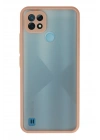 BFS  Realme C21 Kılıf Montreal Silikon Kapak - Pembe