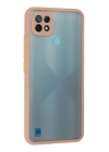 BFS  Realme C21 Kılıf Montreal Silikon Kapak - Pembe
