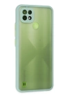BFS  Realme C21 Kılıf Montreal Silikon Kapak - Turkuaz