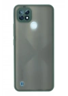BFS  Realme C21 Kılıf Montreal Silikon Kapak - Yeşil