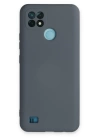 BFS  Realme C21 Kılıf Nano içi Kadife Silikon - Gri