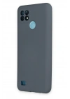 BFS  Realme C21 Kılıf Nano içi Kadife Silikon - Gri