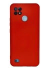 BFS  Realme C21 Kılıf Nano içi Kadife Silikon - Kırmızı