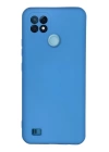 BFS  Realme C21 Kılıf Nano içi Kadife Silikon - Mavi