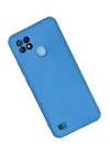 BFS  Realme C21 Kılıf Nano içi Kadife Silikon - Mavi